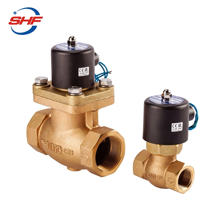 Cast Iron Ductile Iron 1.6MPa Normally Closed 1 Inch 220V AC Steam Water Flange Connection Solenoid Valve